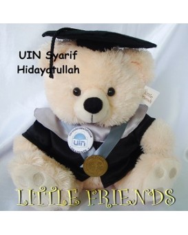 Boneka Wisuda Universitas Islam Negeri Syarif Hidayatullah - Syariah dan Hukum (30 cm)